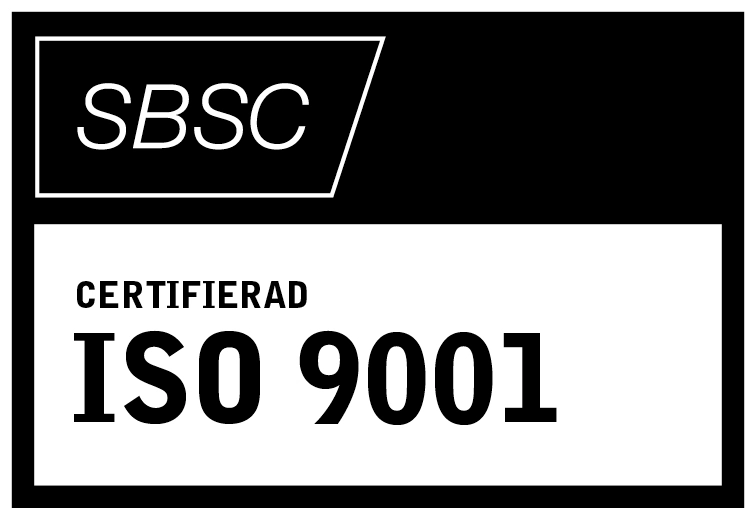 Certifierad ISO 9001